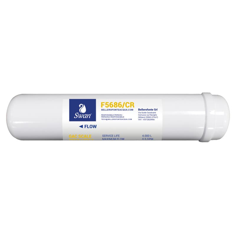 Filtro in linea Swan 12" carbone + resine