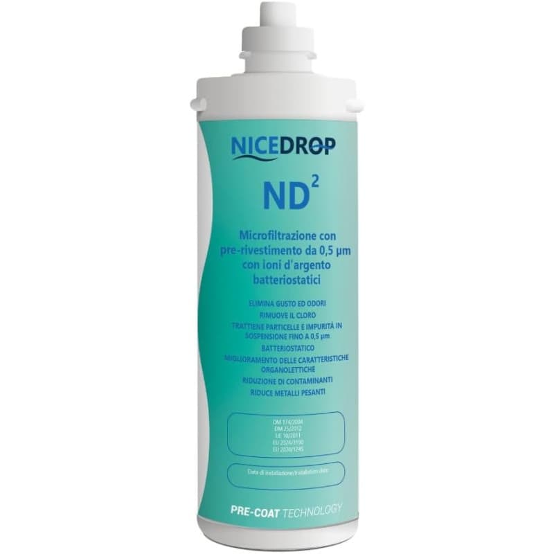 NICEDROP Filtro acqua ND2 a baionetta
