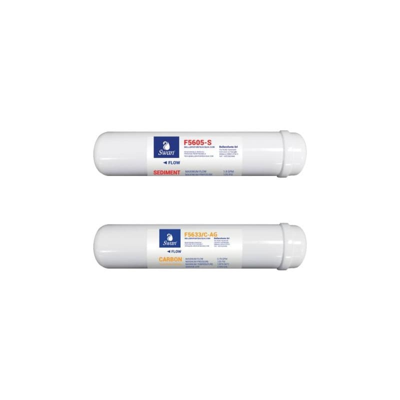 Set di filtrazione osmosi anti-batterico 12"