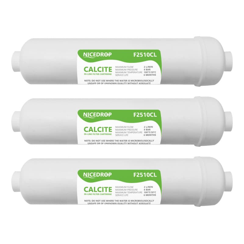 NICEDROP Filtri in Linea per Impianti ad Osmosi - remineralizzante-3PZ