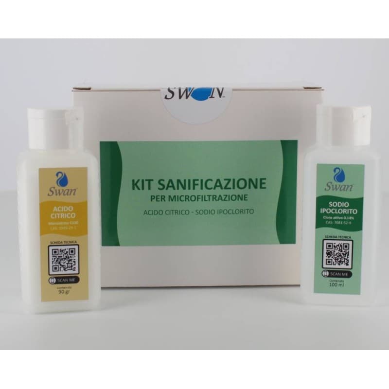 Kit sanificazione per impianti di Microfiltrazione