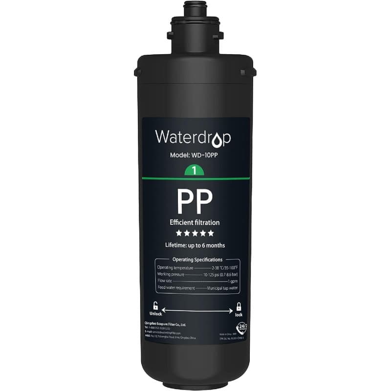 Waterdrop WD-10PP Filtro Acqua Sottolavello